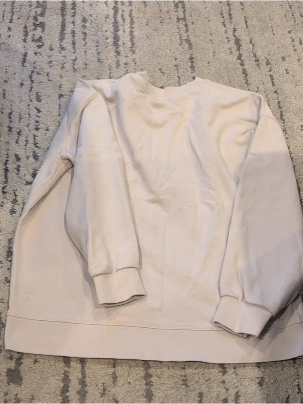 Lululemon Perfectly Oversized Crew Feather Pink